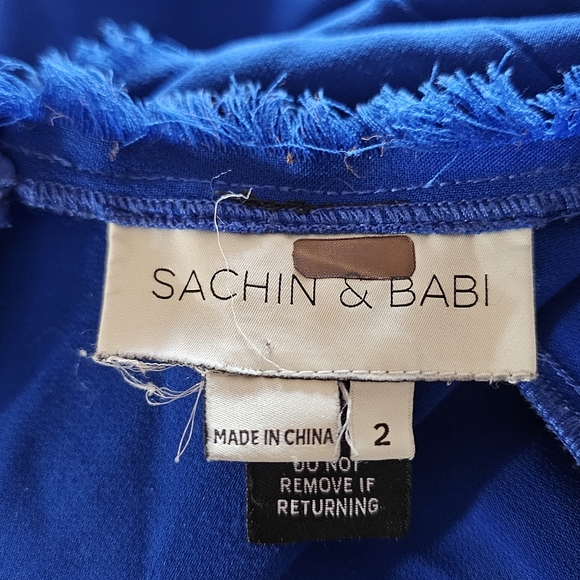 Sachin & Babi Nurul Dress In Blue Size 2 RTR - Picture 6 of 9